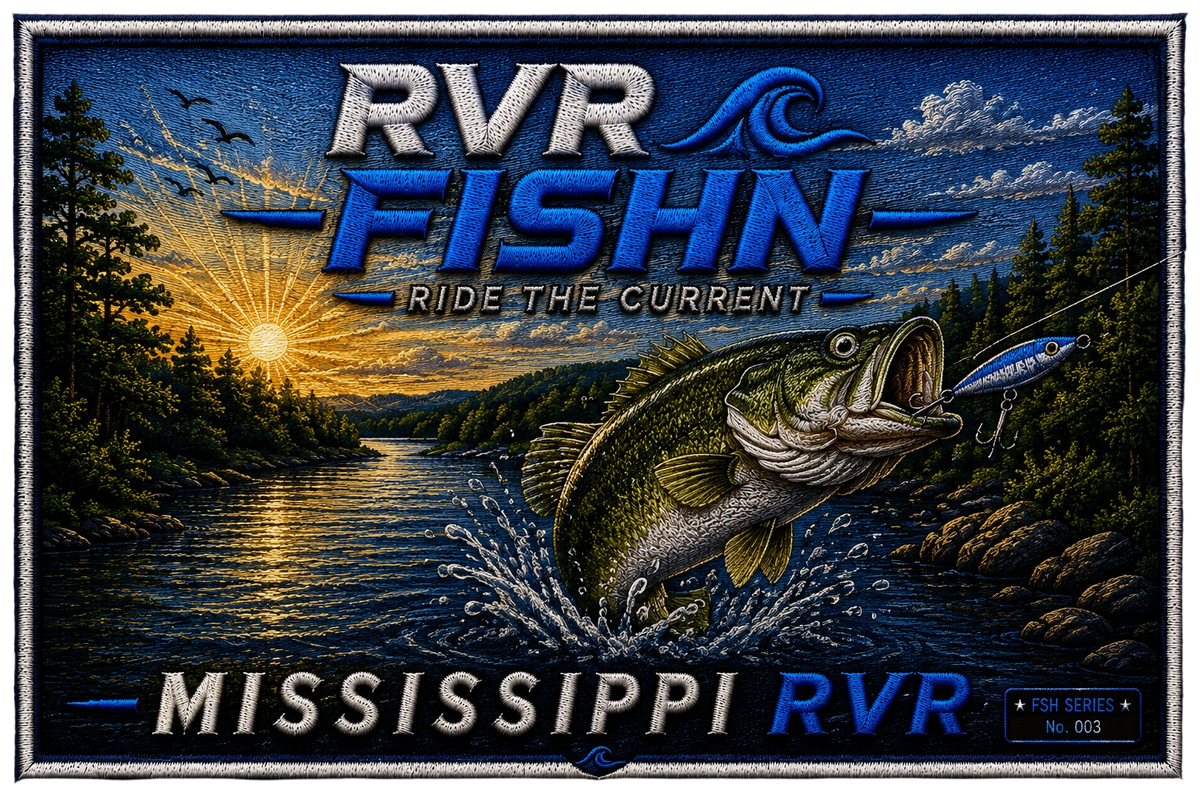 RVR FISHN - Mississippi RVR PATCH