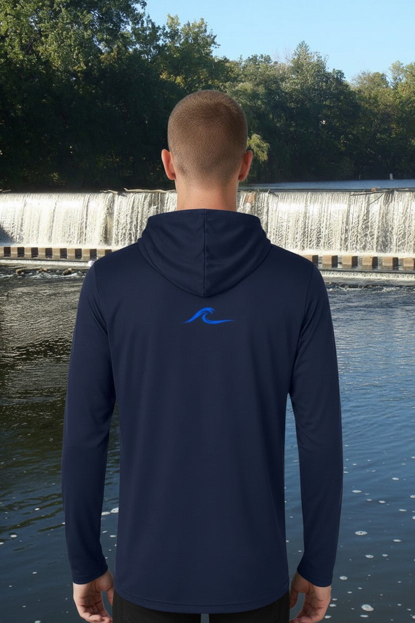 RVR PWR Signature Long Sleeve Hooded Tee