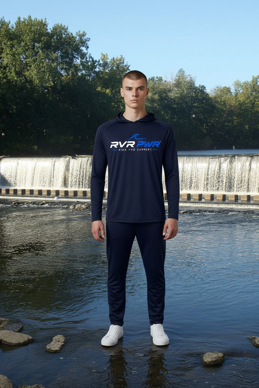 RVR PWR Signature Long Sleeve Hooded Tee