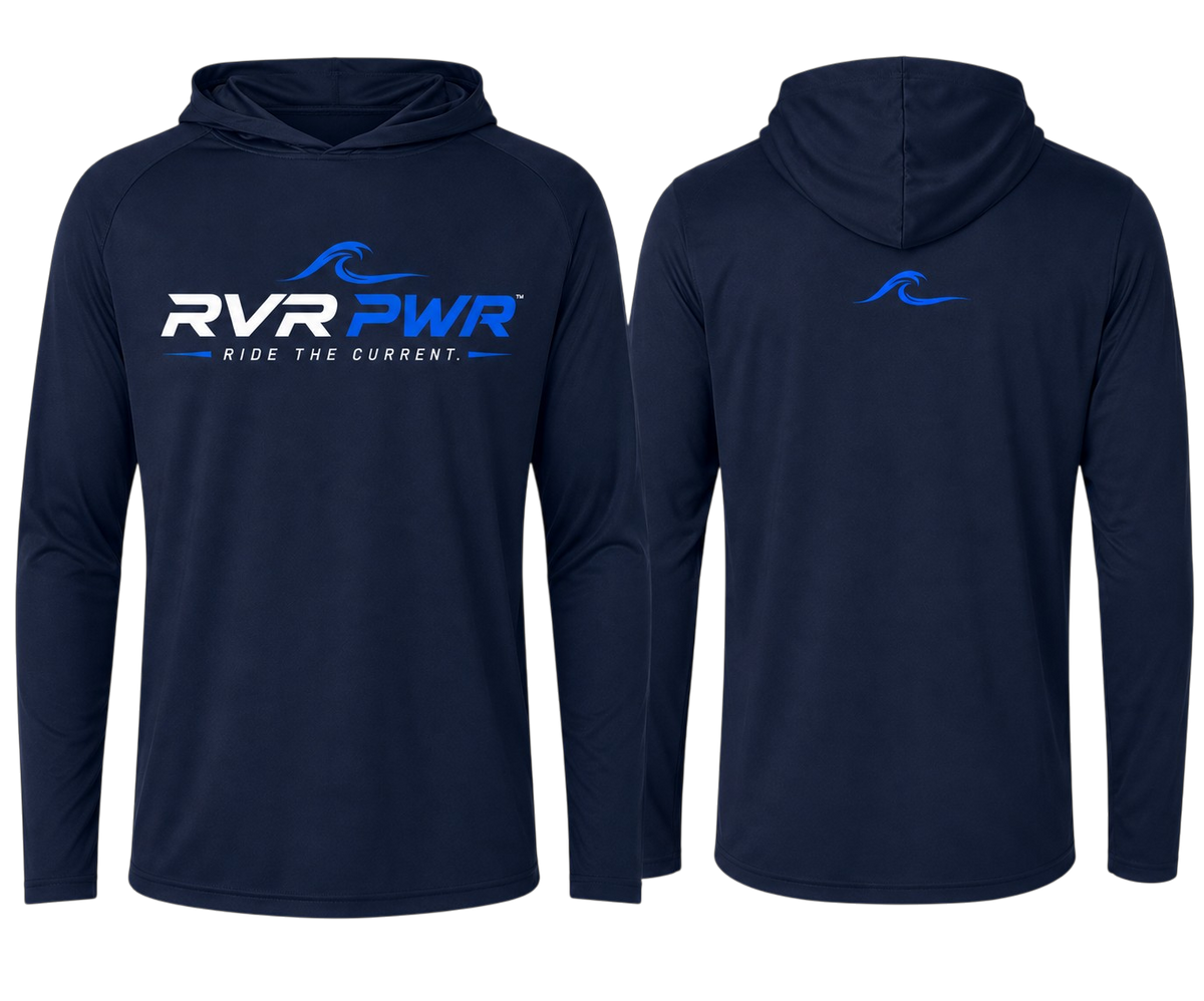 RVR PWR Signature Long Sleeve Hooded Tee