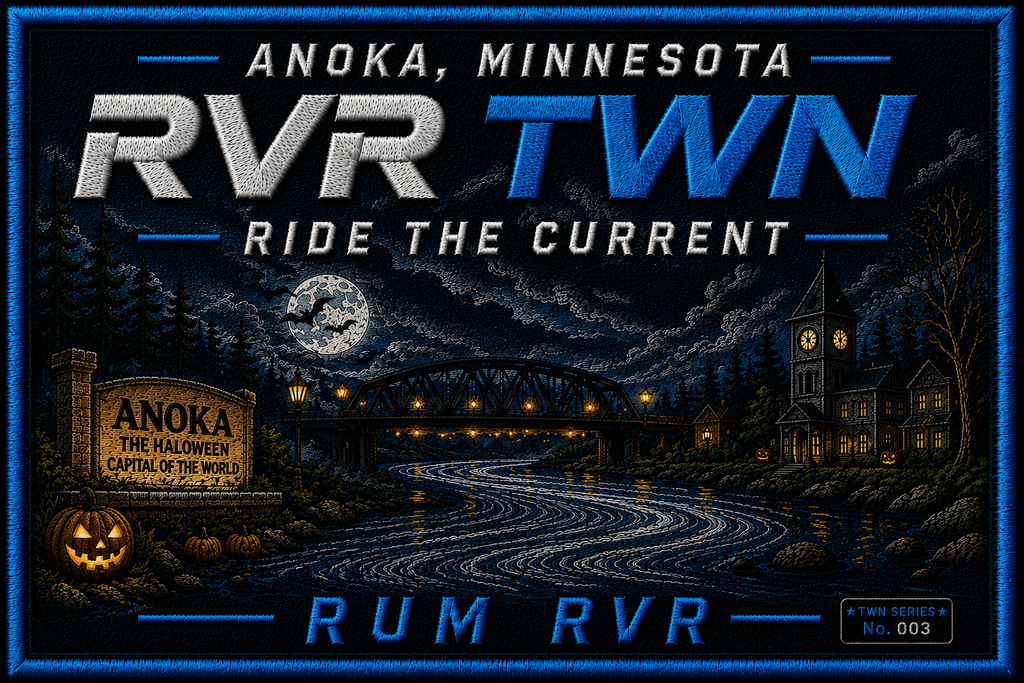 RVR TWN - Rum RVR - Anoka - Spooky Halloween Capital PATCH